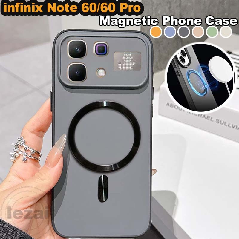 ไร้สายชาร์จแม่เหล็กกรณีเคสinfinix Note 60 / Note 60 Pro 5G / Note Edge 2026เคส ปลอก Anti-fall กันกระแทกหรูหราออกแบบใหม่ปกหลัง