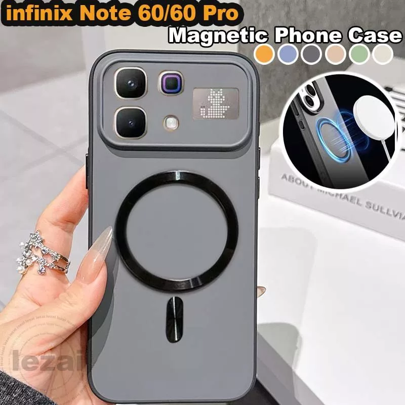 ไร้สายชาร์จแม่เหล็กกรณีเคสinfinix Note 60 / Note 60 Pro 5G / Note Edge 2026เคส ปลอก Anti-fall กันกระแทกหรูหราออกแบบใหม่ปกหลัง