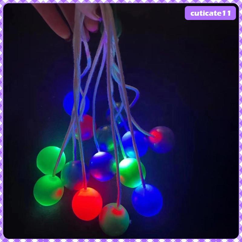 [Cuticate1] Swing Bump Ball On A String with Light Sensory Toy Hand Swing Rope Ball Toy for Outdoor