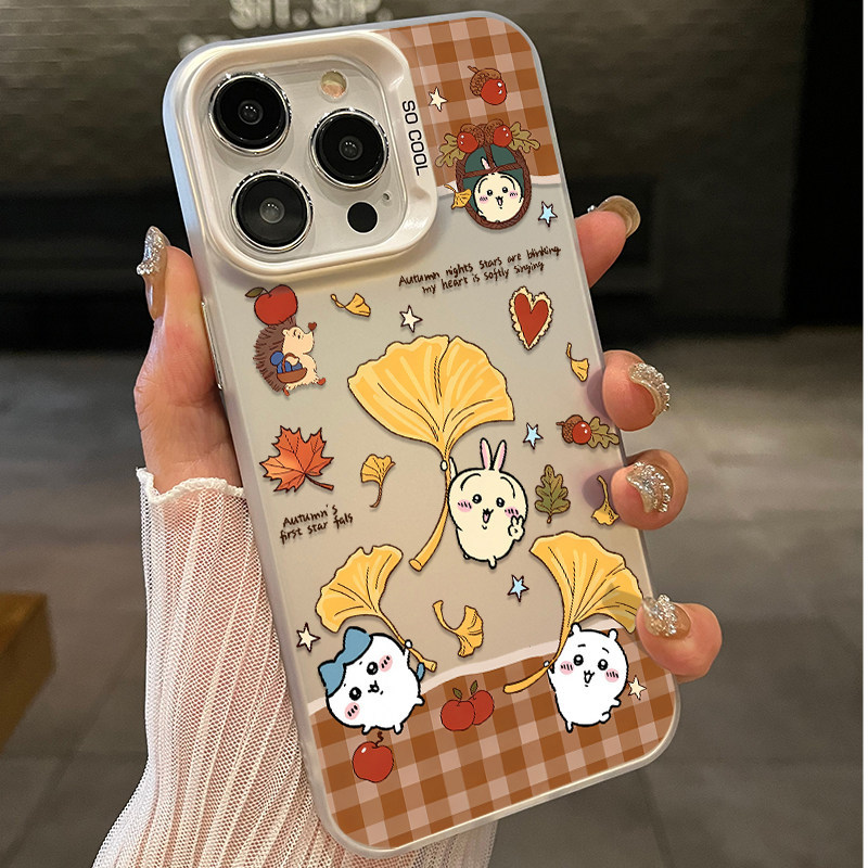 เคสไอโฟน สำหรับ IPhone 17 Air 16 15 11 13 12 14 Pro Max XR Max 7 8 Plus เคส IPhone Cute Chiikawa CYK