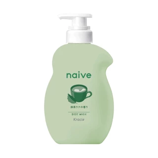 MORITOMO Official - NAIVE Body Wash (Green Tea Latte) 530 ml / ผลิตภัณฑ์ทำความสะอาดผิวกาย ชุ่มชื้น หอมกลิ่นชาเขียวผสมนม
