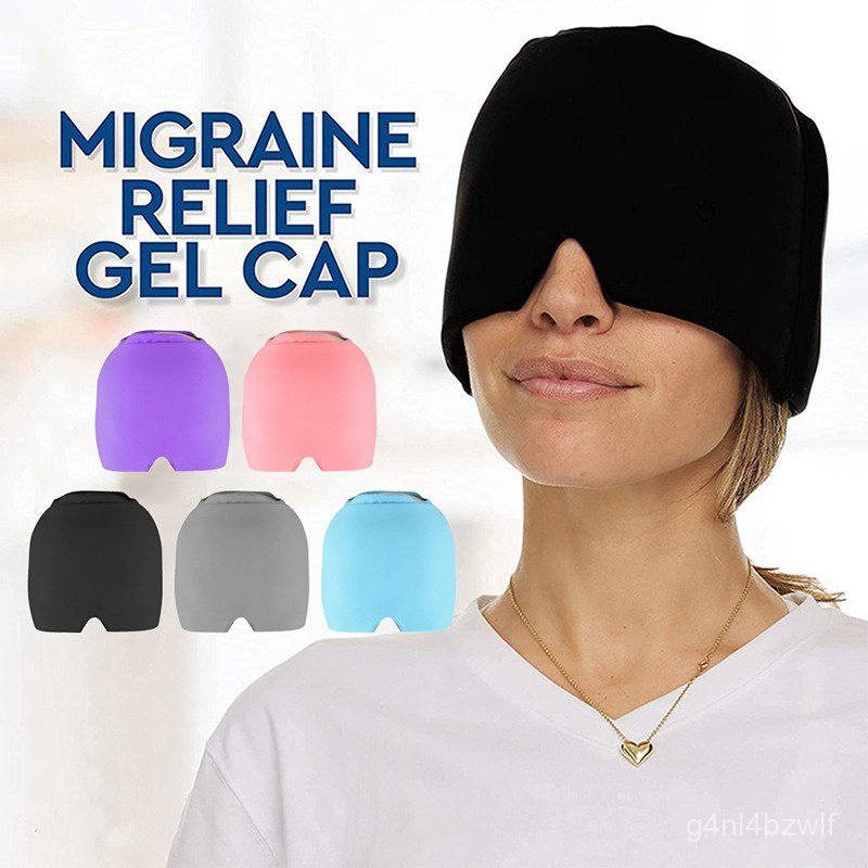 Gel Hot Cold Therapy Headache Migraine Relief Cap Ice Cap For Relieve Pain Head Wrap Ice Pack Therap