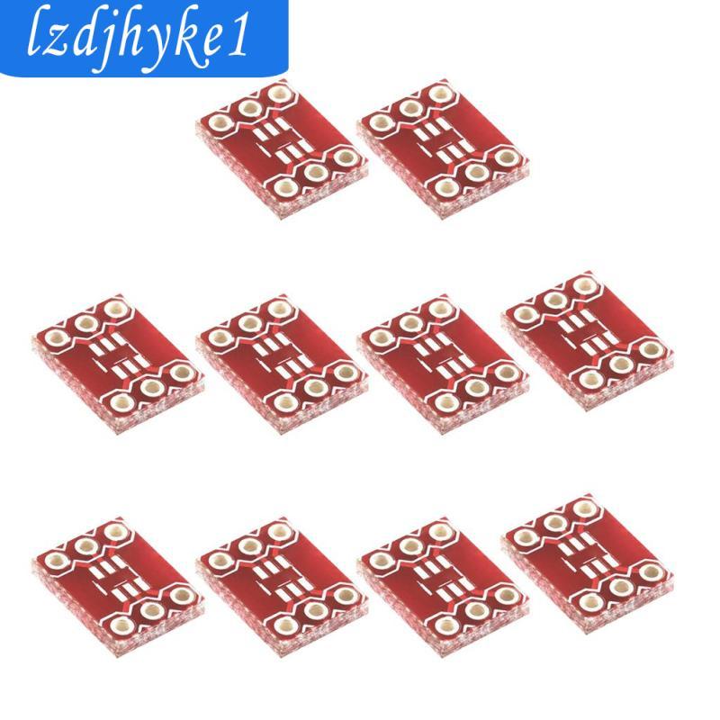 [Lzdjhyke1] 10 ชิ้น 0.95 มิลลิเมตร SOT23 เป็นอะแดปเตอร์ DIP PCB ซ็อกเก็ตการทดลองแปลงบอร์ดสีแดง
