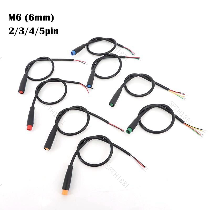 ขั้วต่อสายกันน้ําสำหรับ-terminal-mini ขนาด 6 มม., ความยาว 26 ซม., ใช้งานได้กับเซ็นเซอร์ยานยนต์และแผงโซลาร์เซลล์ TH18B1