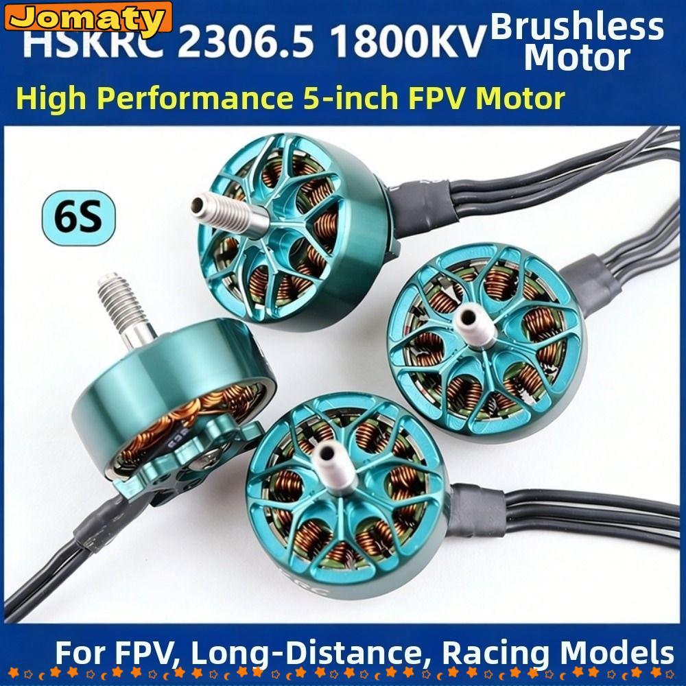 ครอสโอเวอร์ JOMATY|ชิ้นส่วนโดรน MotorRacing แบบไม่มีแปรง, HSKRC 2306.5 1800KV Flying Racing Motor, ส