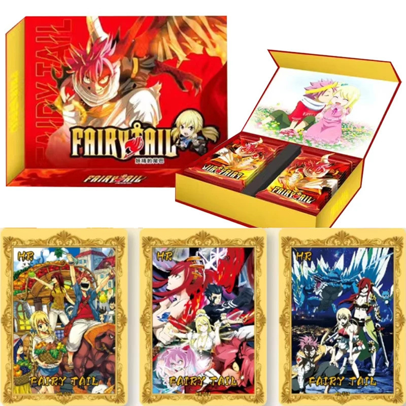 FAIRY TAIL Card Limited Magisters Gild Dragneel Laxus Dreyar อะนิเมะอุปกรณ์ต่อพ่วงเกมคอลเลกชันการ์ดข