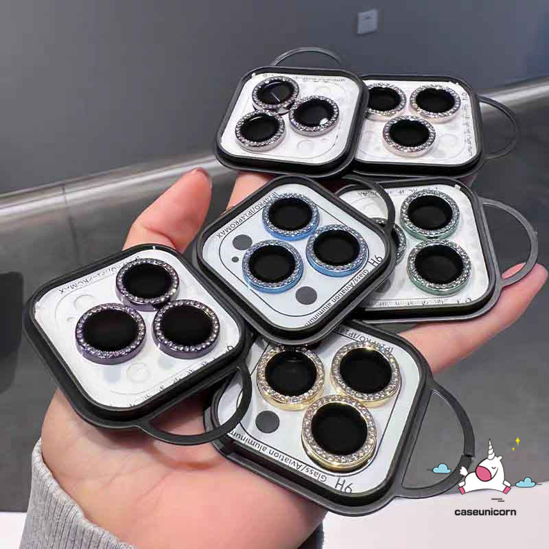 เลนส์แก้ว IPhone 17 11 13 15 12 Pro 12Mini 12 16 15 PRO MAX 14 16 15 Plus แก้วเลนส์ใสกันฝุ่นใสที่สร้างสรรค์