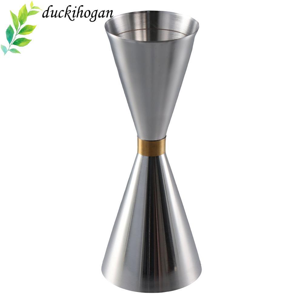 DUCQIHOGAN บาร์วัดJigger, ยิงสแตนเลส Double Cocktail Jigger, วัดการวัดภายใน OZ/ML ญี่ปุ่น Jigger Par