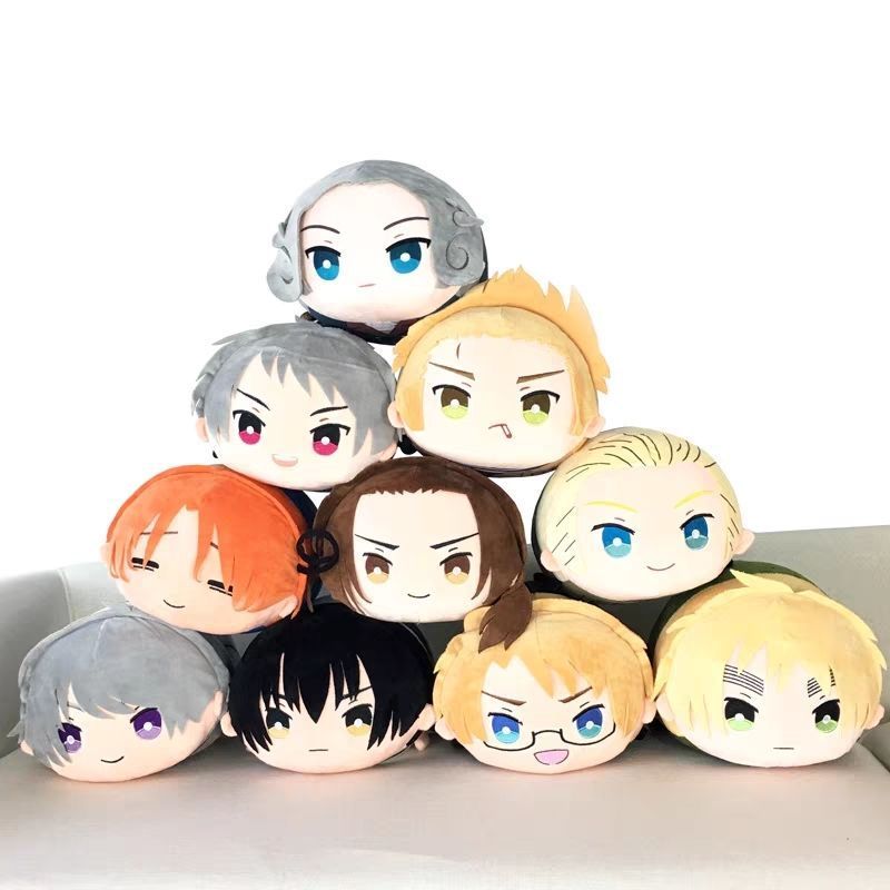 【พร้อมส่ง】hetalia ตุ๊กตา figure cosplay doll merch Arthur Kirkland Alfred F Jones Wang Yao ของขวัญ