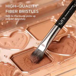 Oni Mirror Dual-Ended Brush Set 4pcs โอนิ เซทแปรงแต่งหน้า 2 หัว พร้อมกระจกในตัว.