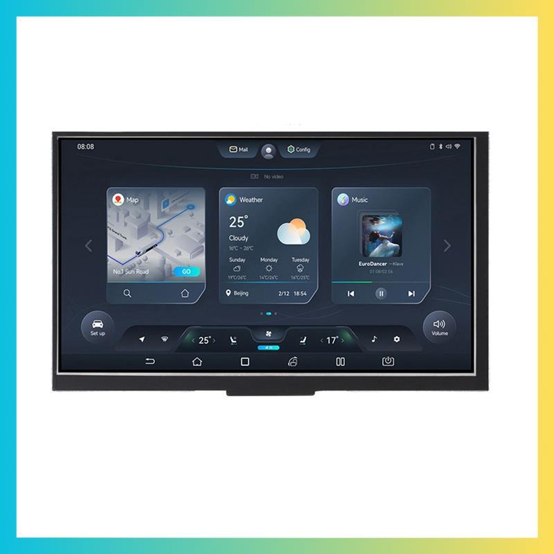 RP2350 7 นิ้วจอแสดงผล LCD Development Board อินเทอร์เฟซ USB Type-C 800x480 High-Resolution 65K รองรั