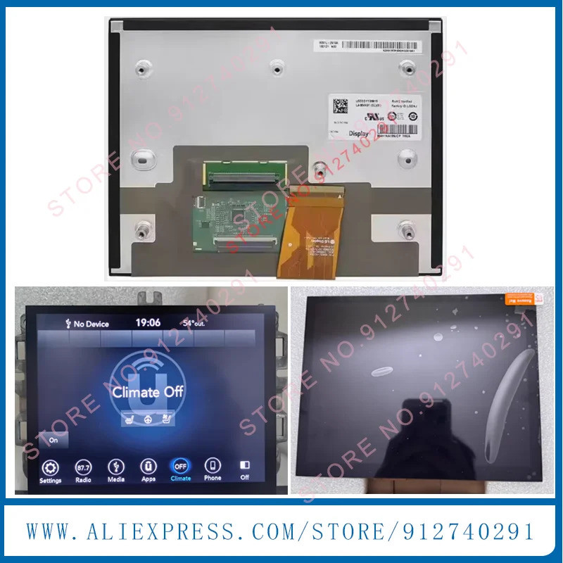 LA084X01(SL)(02) 8.4 นิ้ว LA084X01-SL02 LCD พร้อม Touch Ram Jeep เข็มทิศ Crentral ควบคุมแผงหน้าจอ LC