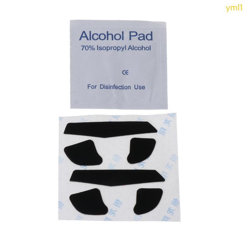 Yml1 2Set Mouse Skates Glide Feet Pad Mouse Feet Sticker for 700 Mouse Rounded Curved Edges Feet