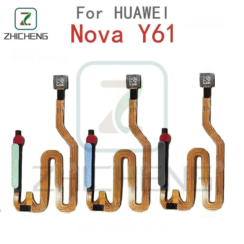 สําหรับ Huawei Nova Y61 ปุ่ม Home Back Touch ID Scanner เซ็นเซอร์ลายนิ้วมือ Flex Cable