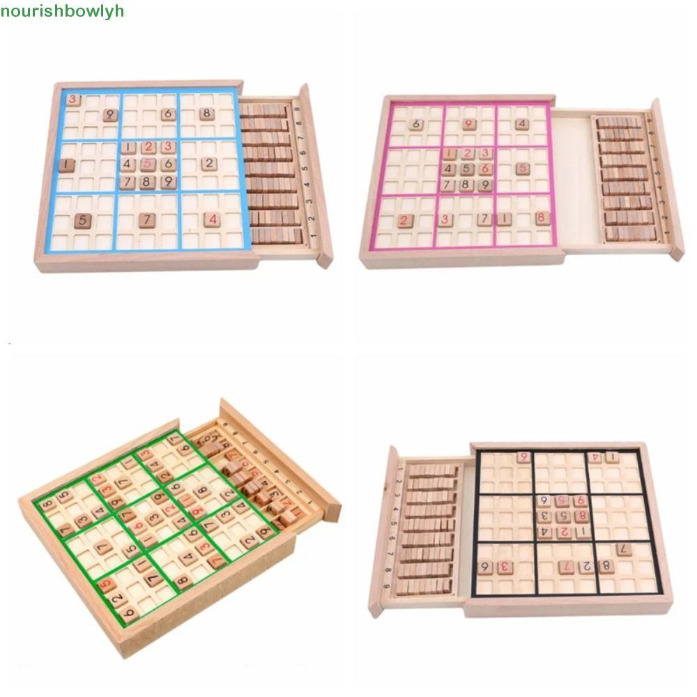 NOURISHBOW Sudoku Crosswords ของเล่น, Sudoku การศึกษาหมากรุก Sudoku, หมากฮอสตารางเกม Montessori หมาย