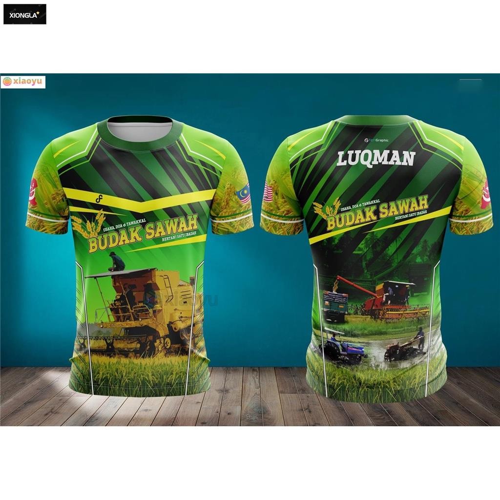 Farm Boy Sublimation Tshirt / Farm Boy Baju เสื้อไมโครไฟเบอร์ / เสื้อ Farm Boy