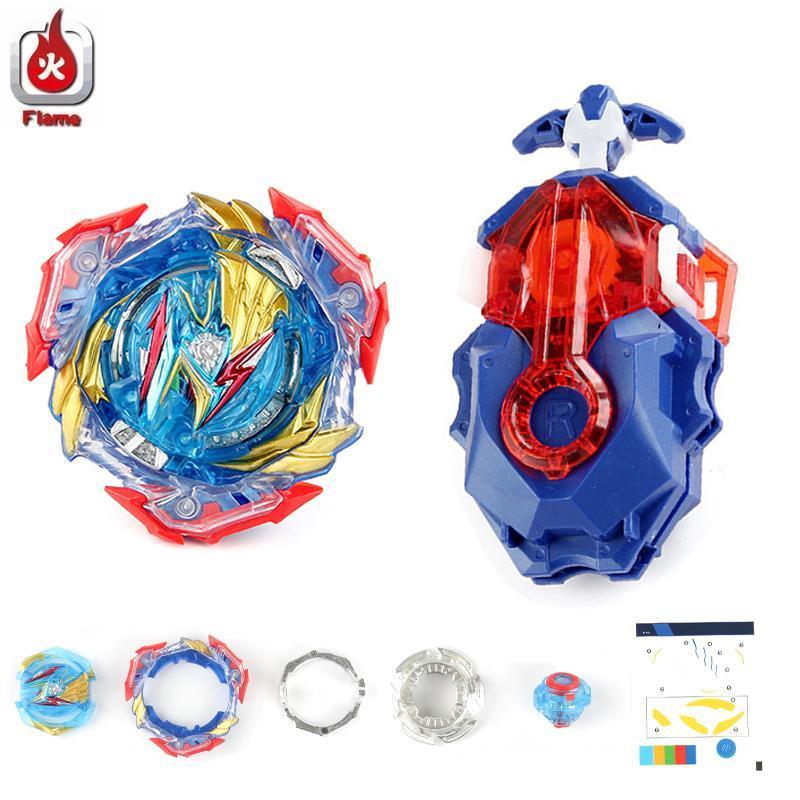 Gyro Bey Burst B-193 Ultimate Valkyrie แบรนด์เปลวไฟพร้อมชุด Launcher หรือของเล่นลูกข่างชิ้นเดียว