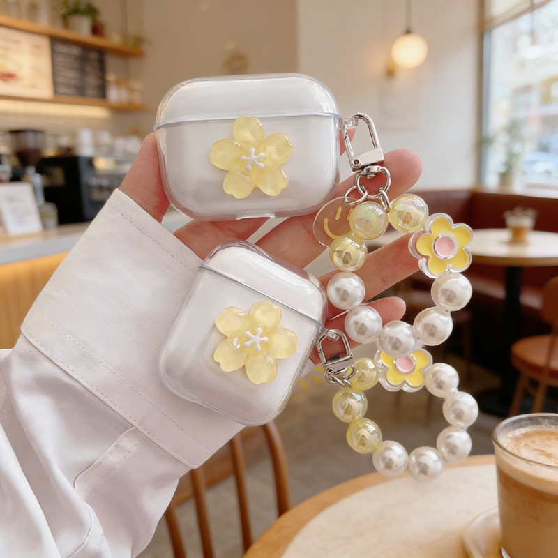 จี้ดอกไม้สําหรับ Jabra Elite 8Active /Elite 10 Gen 2 เคสซิลิโคนหูฟังสําหรับ Jabra Elite10 ฝาครอบ