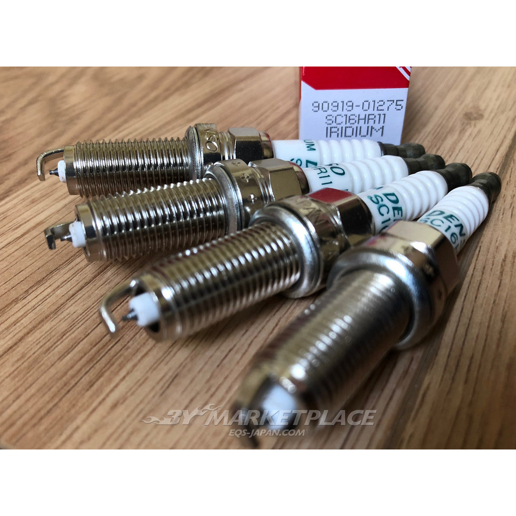 Japan-3Y ใหม่ 90919-01275 (1 ชิ้น) Iridium SC16HR11 หัวเทียนชุดสําหรับ Toyota Denso SC16HR11 Z9DK