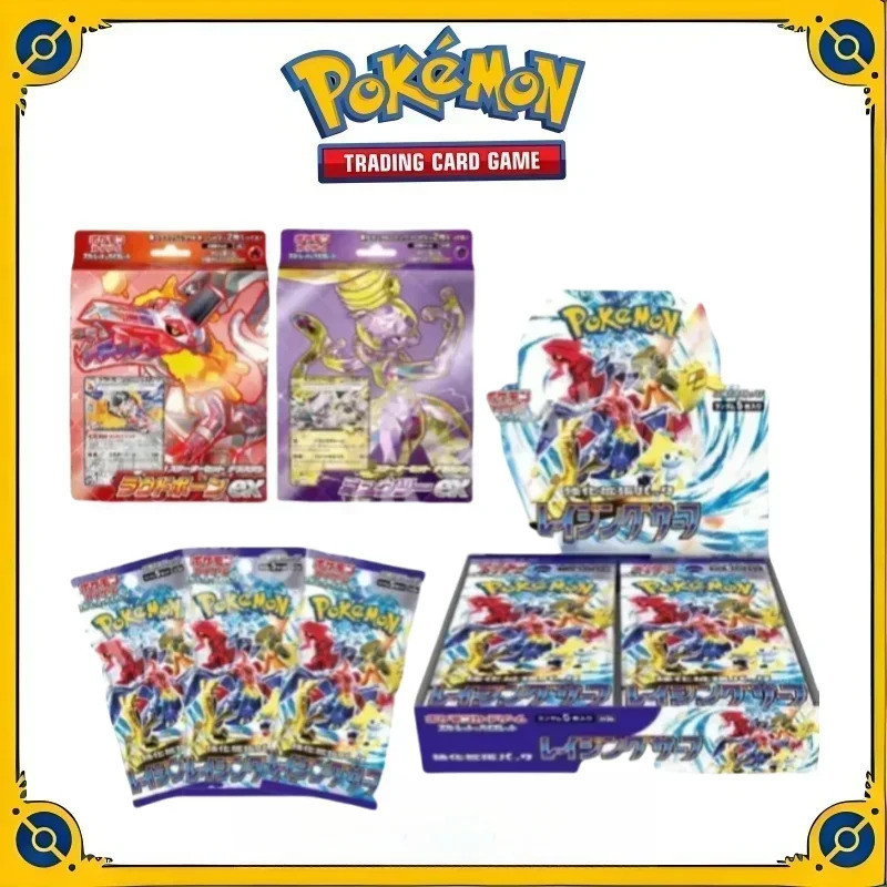 Original Pokemon Trading PTCG การ์ดญี่ปุ่น Sv3a Furious Surfing Booster Pack Ptcg Mew-two Pre-group 