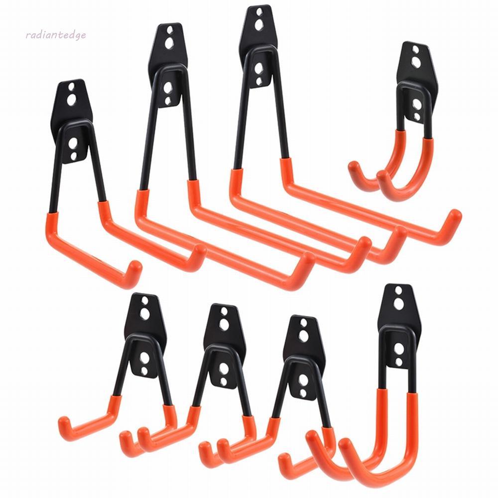 RADIANT Garage Organizer พร้อมสกรู Anti-slip Bike Hanger Wall Mount Storage Garden เครื่องมือ