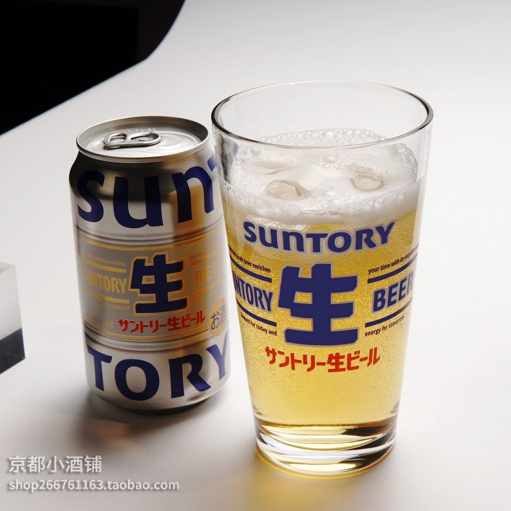 SUNTORY SUNTORY SUNTORY แก้วเบียร์ แก้วปากกว้าง ก้นหนา บาร์ทนความร้อน เบียร์ข้าวสาลี แก้วเชิงพาณิชย์