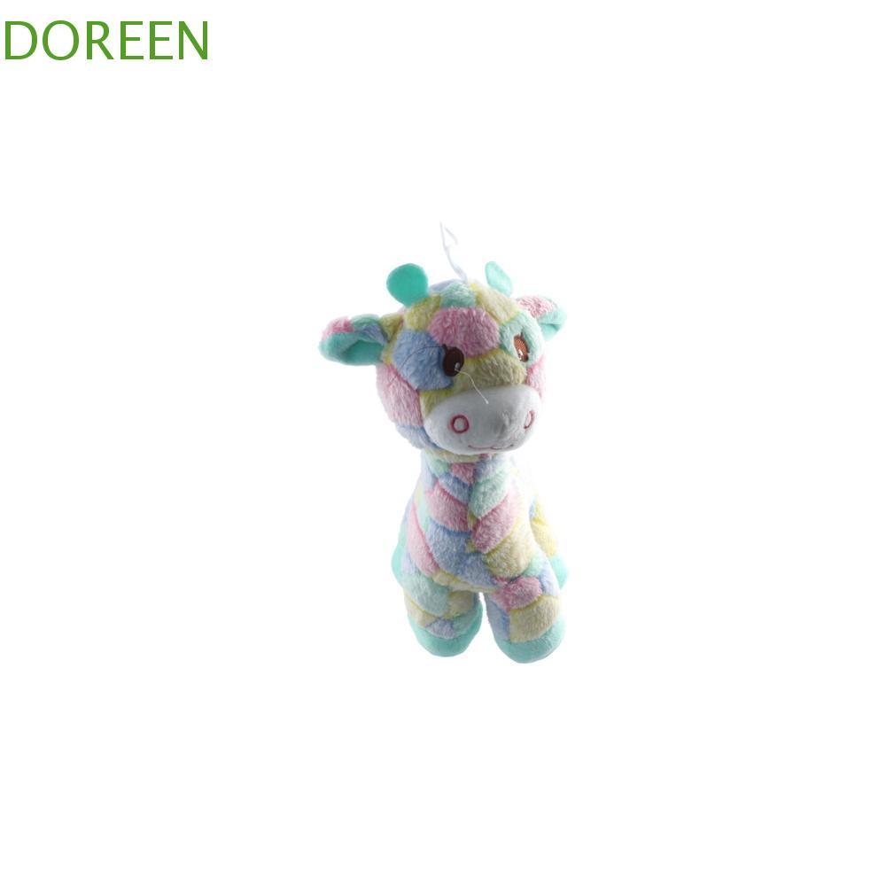 DOREEN Fawn ตุ๊กตาของเล่นตุ๊กตาสําหรับคริสต์มาสหมอนนุ่มตุ๊กตาหมอนเบาะรองนอนตกแต่งบ้านของขวัญวันเกิดส