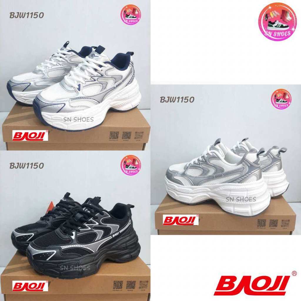 รองเท้าผ้าใบ  เเท้100% BJW 1150 รองเท้าผ้าใบผู้หญิง ไซร้ 37-41 (รุ่นใหม่)