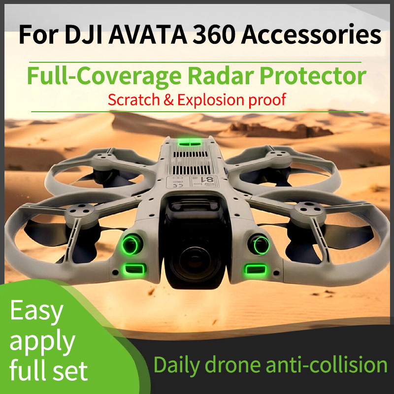 สําหรับ DJI AVATA360 เลนส์เรดาร์ฟิล์มนาโนแว่นตา N3 เที่ยวบินแว่นตารอยขีดข่วนทนฟิล์มป้องกันพาโนรามา drone อุปกรณ์เสริม