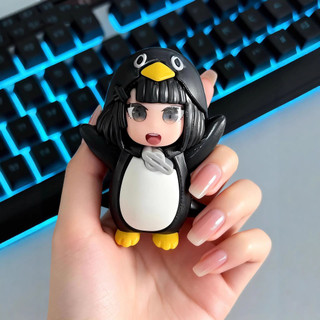 Ready Penguin Kecil Administrator Gugu Gaga Penguin Figure Mode Bermain Kit Garasi Model Perabotan Artikel Goo Guga Lucu Boneka Desktop Kotak Hadiah Ulang Tahun ArknightsEndfield Squawk Squawk Penguin Gugu Gaga Little Penguin Figure