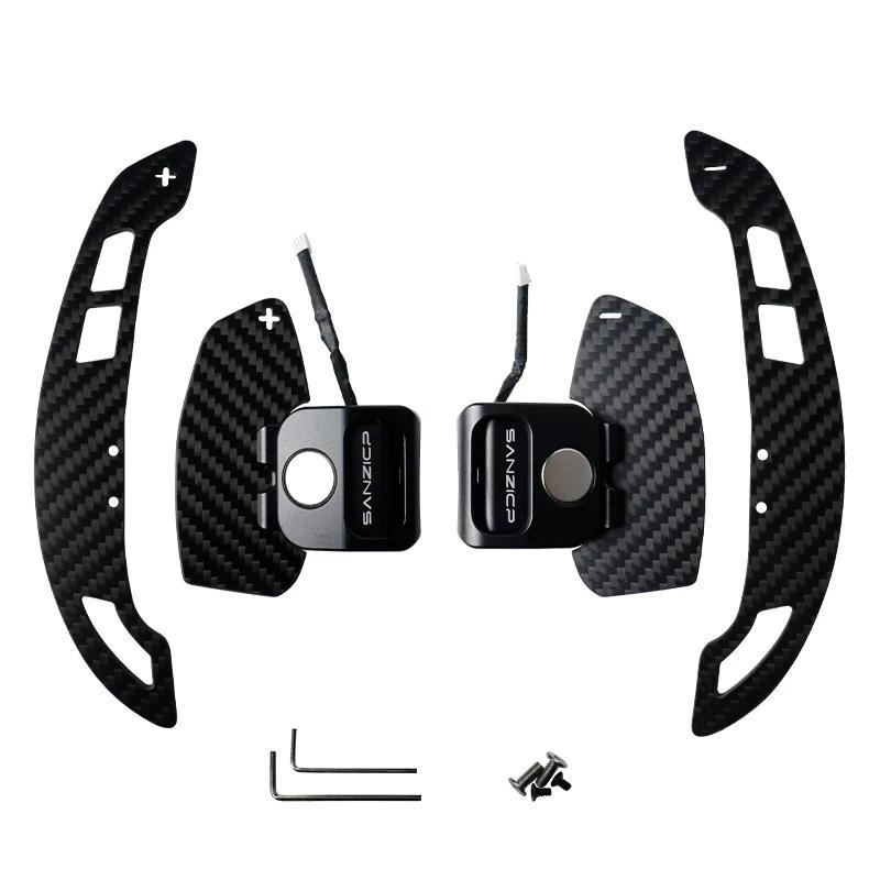 พวงมาลัย Magnetic Shift Paddle สําหรับ Audi RS3 RS4 RS5 B9/B9 PA A3 A4 A5 S3 S4 S5 RS3 RS4 RS5 คาร์บ
