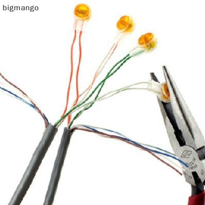 [bigmango] 200 ชิ้น Rj45 Connector Crimp การเชื่อมต่อ Terminals K1 Connector สายไฟกันน้ําสต็อกใหม่