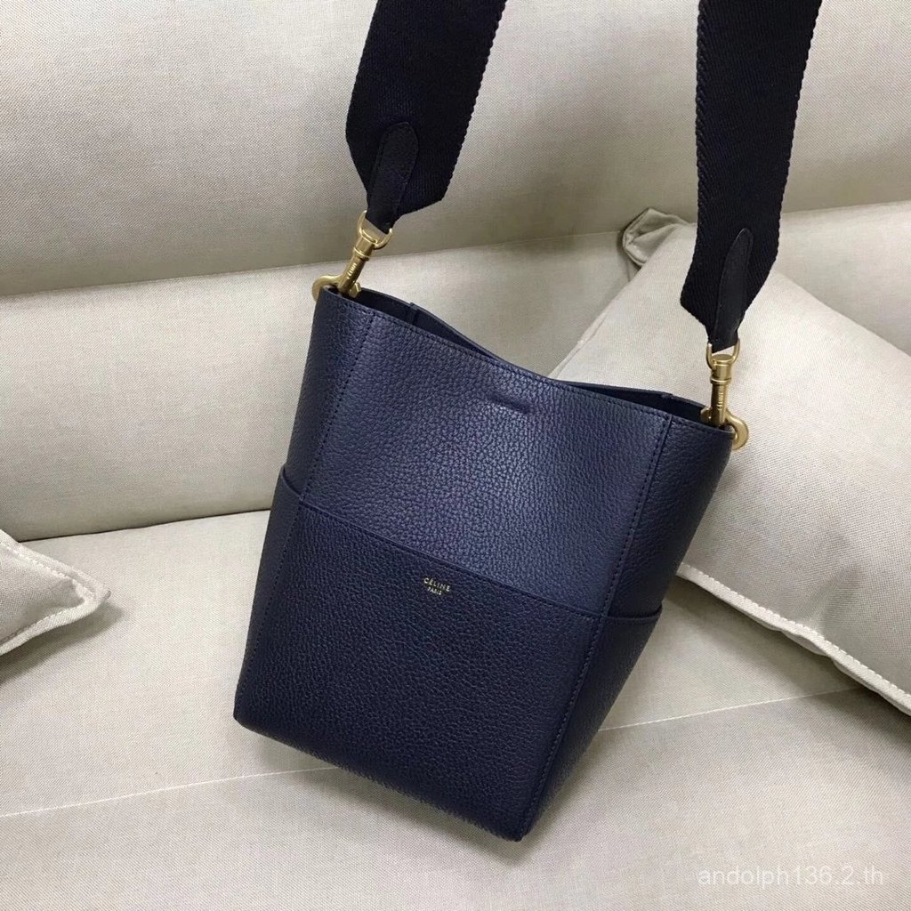 Sangle Shopping Bag ขนาดเล็ก Proud Proud Proud Original Goat Leather, ด้านหน้าด้านหลังซ้ายขวากระเป๋า