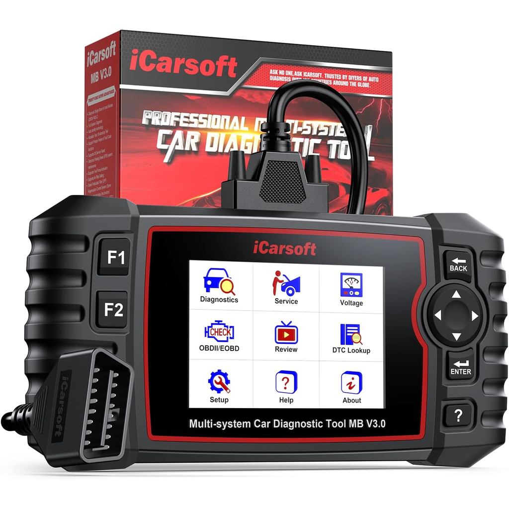 เครื่องมือวินิจฉัยแบบสองทิศทางสําหรับ Mercedes-Benz/Sprinter/Smart ตั้งแต่ 1996-2023 iCarsoft MB V3.