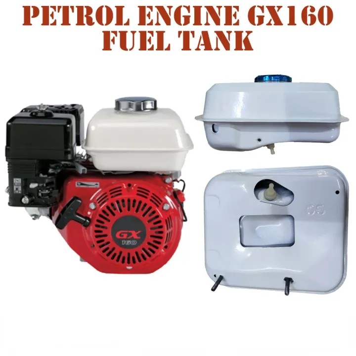 ถังน้ำมัน GX160 ถังเชื้อเพลิงเครื่องยนต์ สำหรับฮอนด้า GX160,GX168,GX200,GX220,5.5HP,6.5hp คุณภาพดี