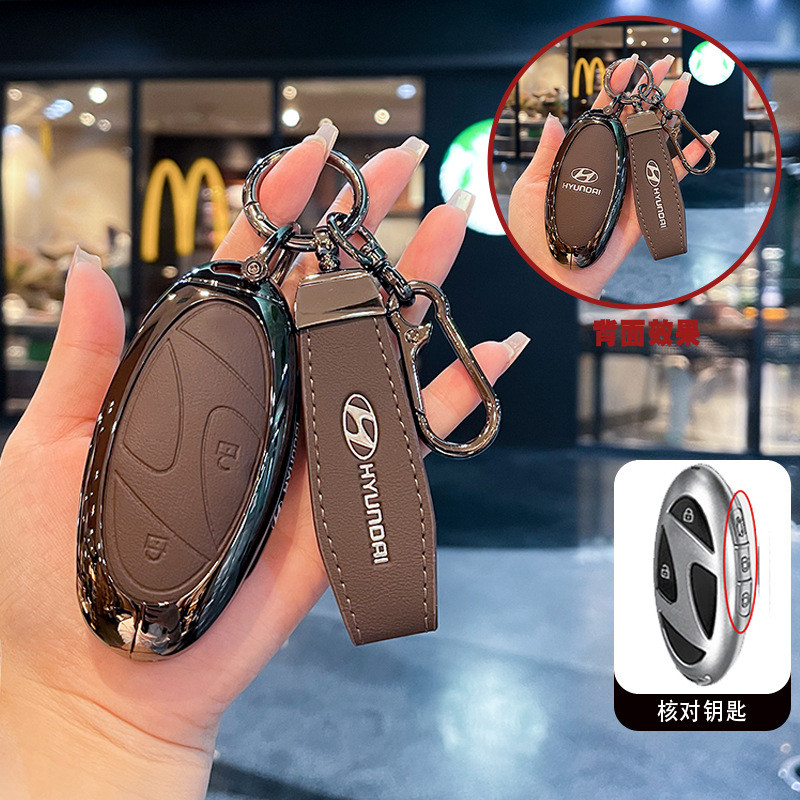 เหมาะสําหรับ Hyundai Tucson L ฝาครอบกุญแจ Syundai Sonata 11 IONIQ IONIQ 6 IONIQ Krypton 5N กระเป๋ารถ