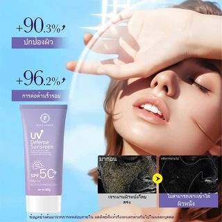 【ซื้อ 1 แถม 1】FJ ครีมกันแดดสำหรับผิวแพ้ง่าย SPF50+ PA++++ สูตรอ่อนโยน ไม่ขุ่น ไม่ก่อสิว 100ML