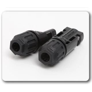 ราคาขายส่ง‼️ขั้วขั้วต่อ MC4 Connector สำหรับงานระบบโซลาร์เซลล์ (10คู่) 30A/1000VDC