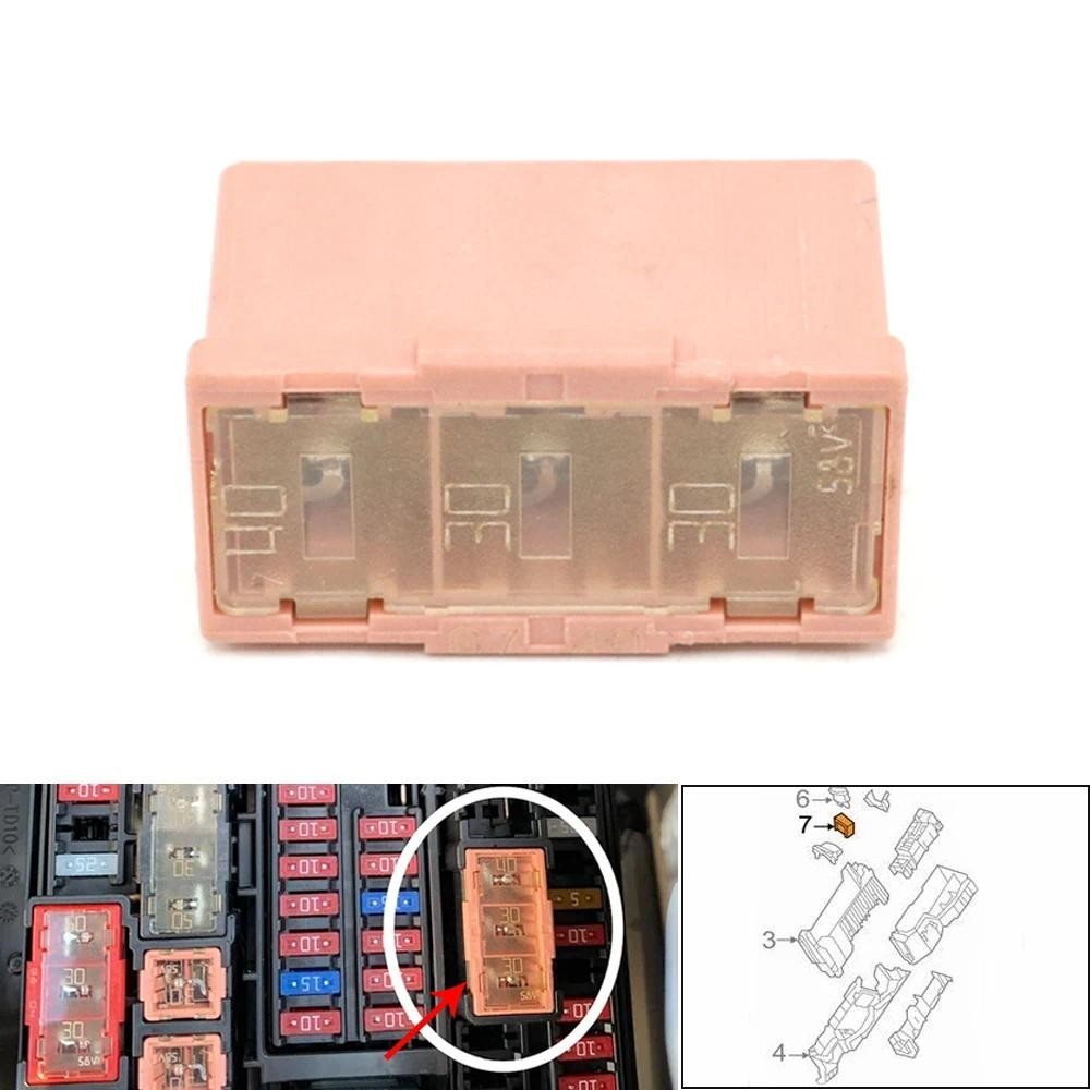 40 30 30 Amp Multi ฟิวส์ High Current Fusible Link สําหรับ Nissan Maxima Murano Rogue 24370C991A 243