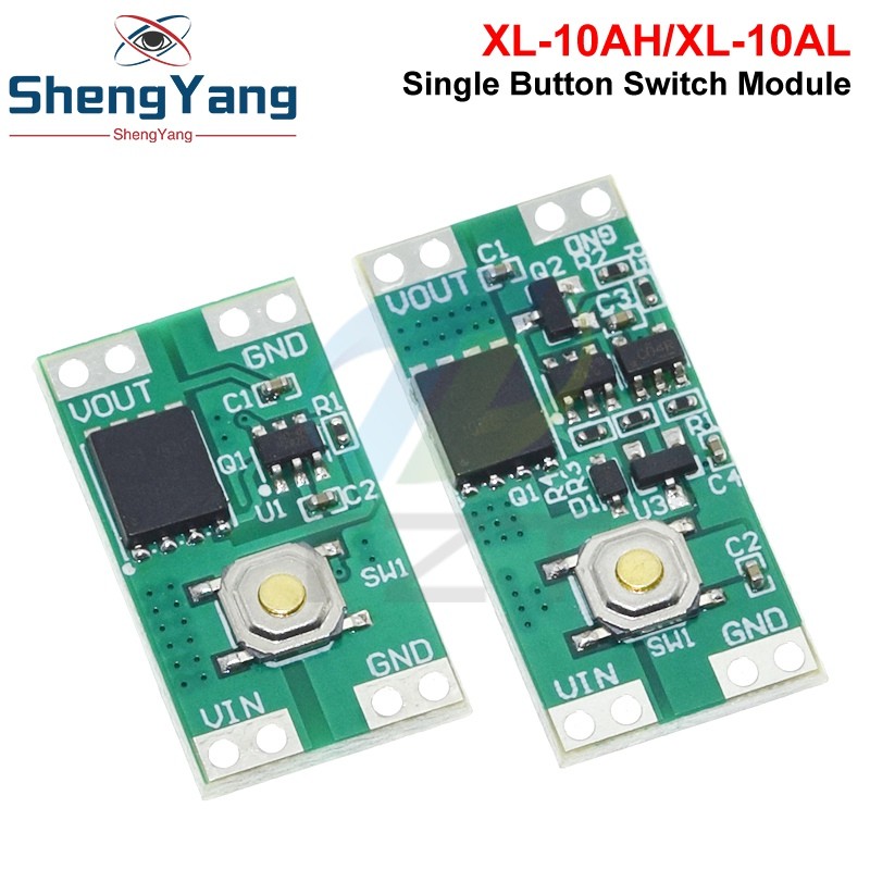 2PCS XL-10AL XL-10AH ปุ่มบอนด์เดี่ยว Bistable Micro One สวิทช์โมดูล 3.5-5.4V 4.5-26V 300nA 1.3uA โหลด 10A พลังงานต่ํา