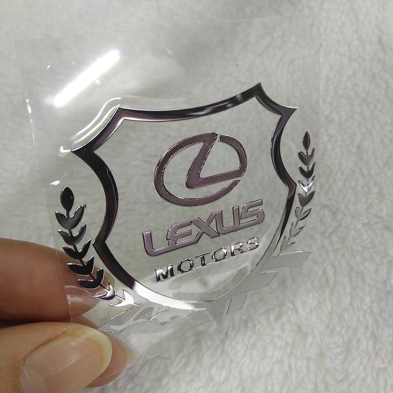 LEXUS IS250MOTORS Metal Thin Car Sticker LEXUS Modified Car Sticker สติ๊กเกอร์ตกแต่งอุปกรณ์