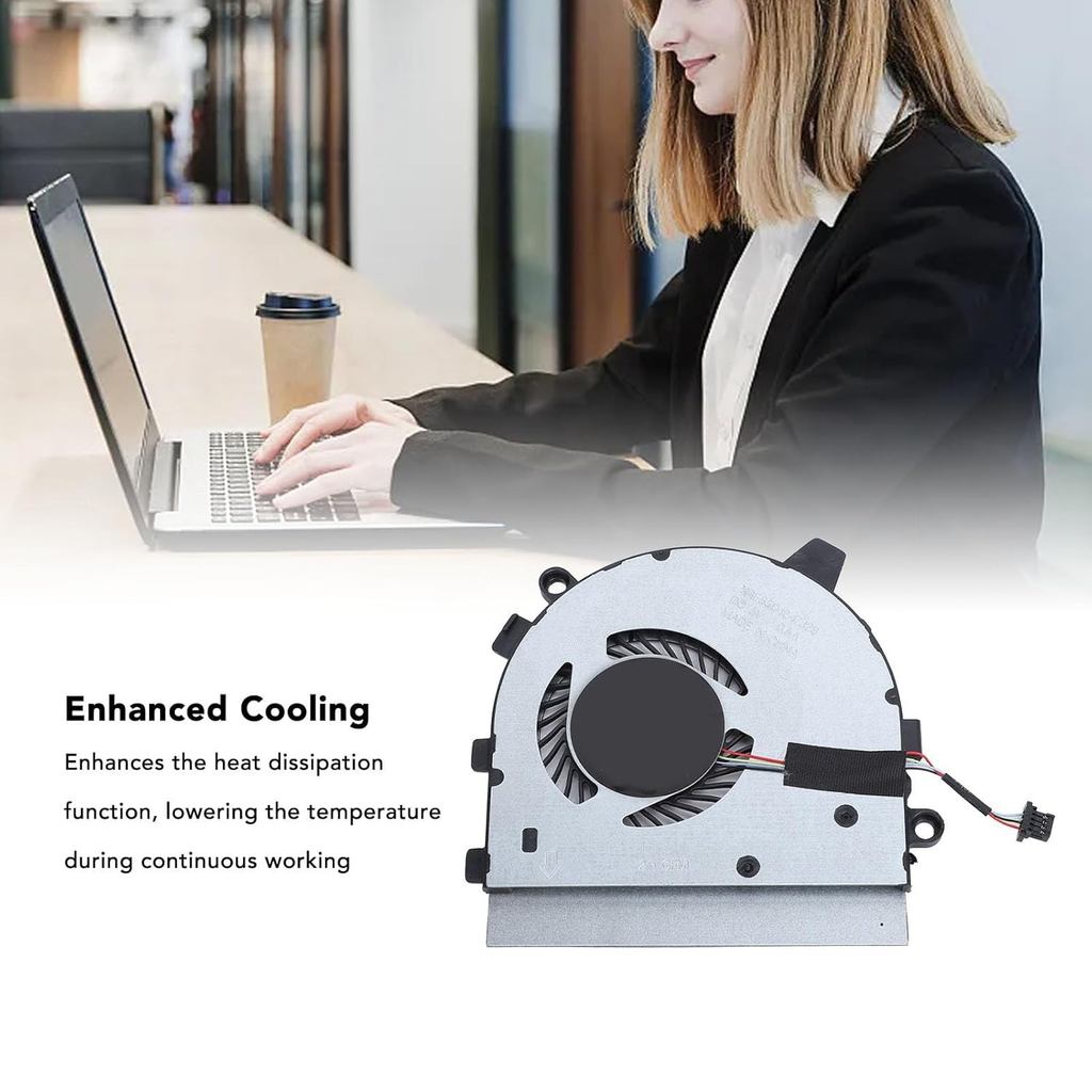 พัดลมระบายความร้อน CPU สําหรับ Dell Inspiron 13 7390 7391 2-in-1 I7390-7100BLK Series