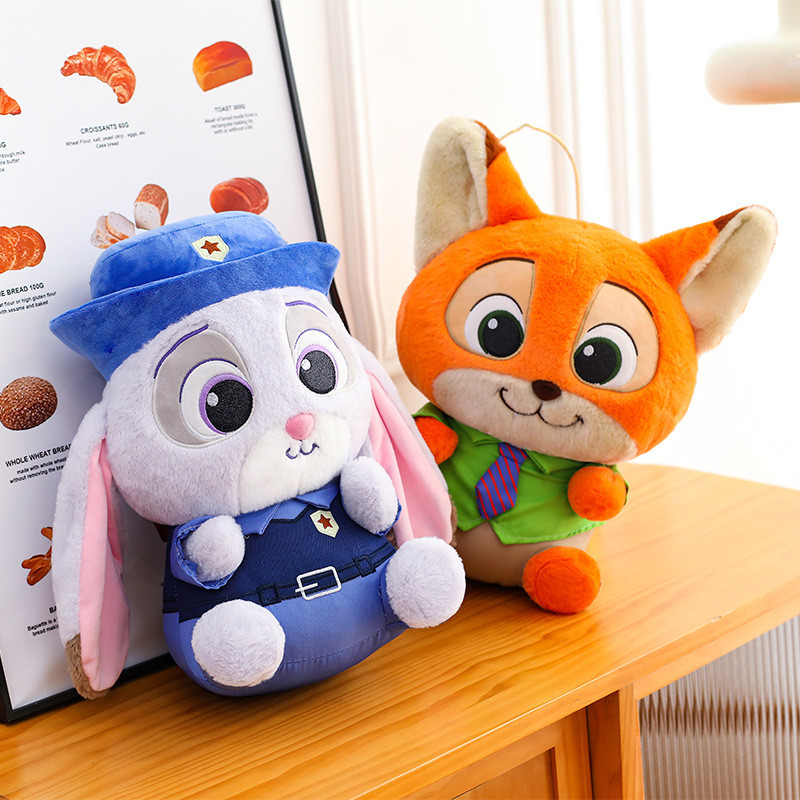 Zootopia Judy Hopps และ Nick Wilde Peripheral Dolls ผ้าฝ้าย PP ของขวัญวันวาเลนไทน์