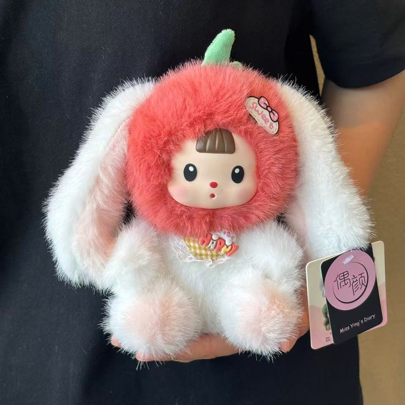 可爱百变三妹搪胶玩偶毛绒玩具变装公仔娃娃女孩生日六一儿童礼物1.10Cute and Ever-chang Sanmei Rubber Doll Plush Toy Cross-dress Doll 