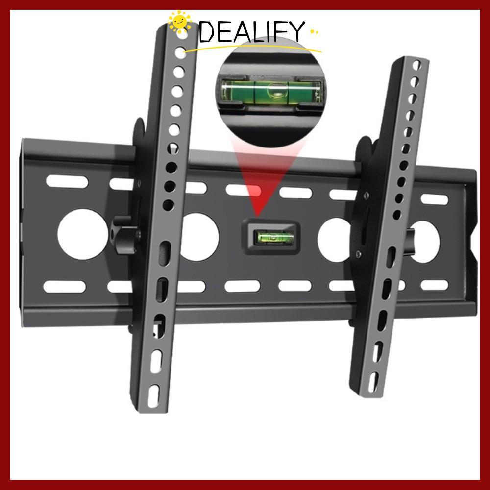 in stockDEALIFY TV Wall Mount ไม้แขวนเสื้อทีวีที่หนาและกว้างขึ้นได้ Tilt 15° ติดตั้งง่าย 32-65 นิ้ว 