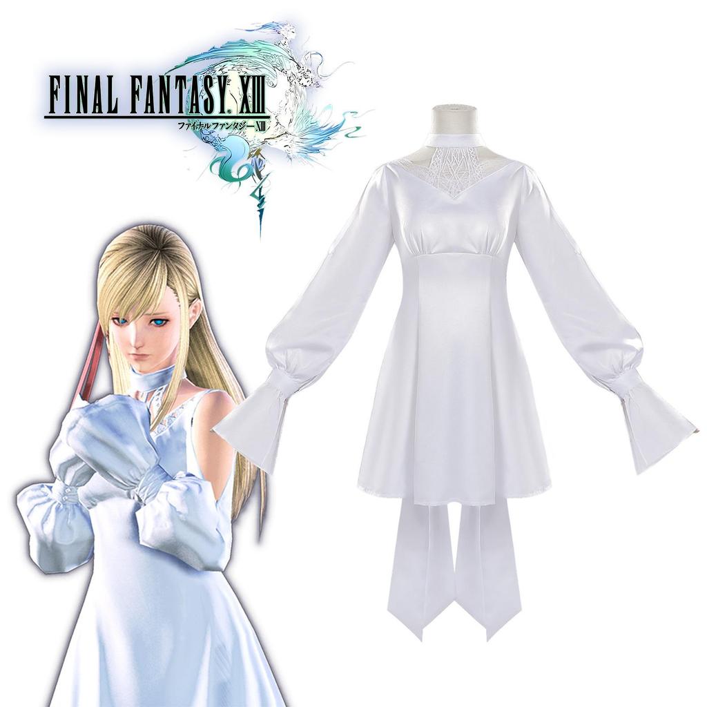 Final Fantasy XIV: A Realm Reborn Cosplay Costume - ชุดคอสเพลย์แม่มด Minfilia สไตล์น่ารักสำหรับปาร์ต