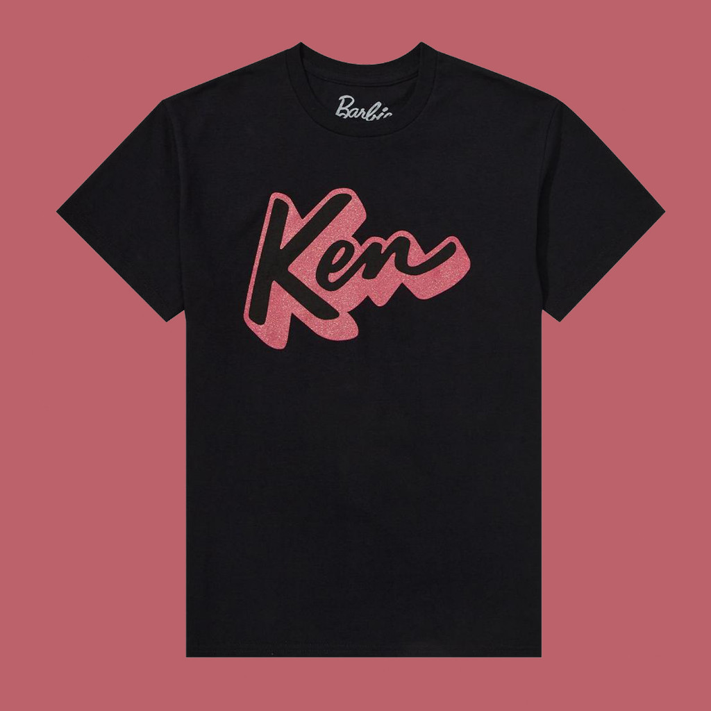 2023 Barbie Ken Glitter Name T-Shirt