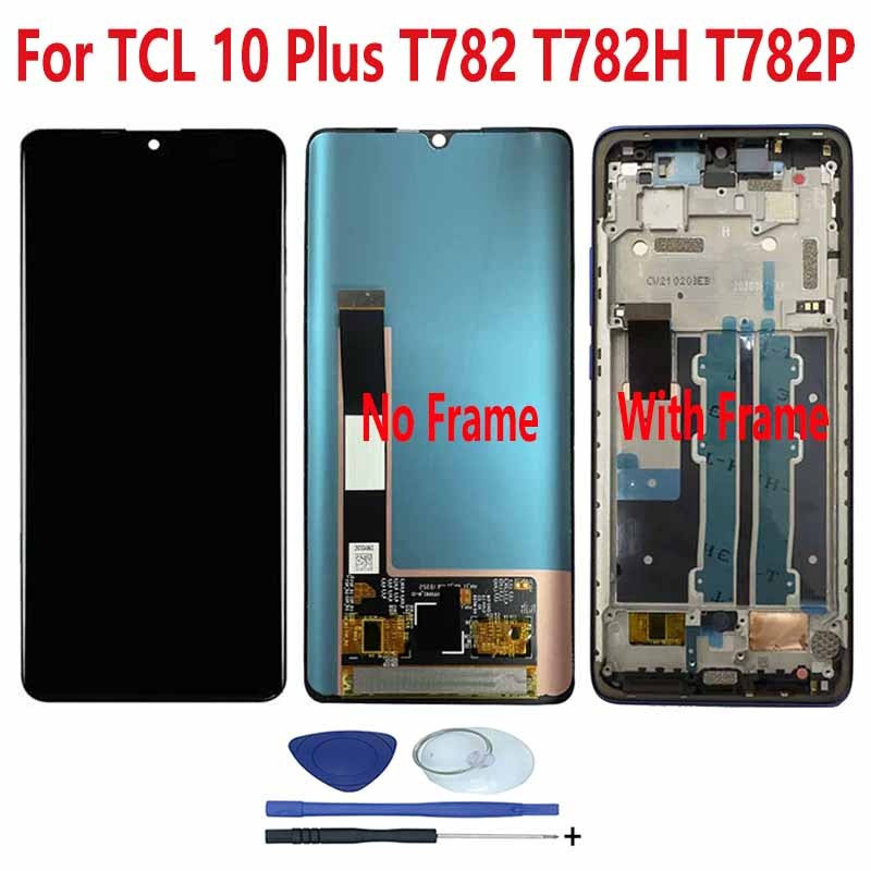 สําหรับ TCL 10 Pro T799 T799H T799B จอแสดงผล LCD Touch Screen Digitizer Assembly สําหรับ TCL 10 Plus