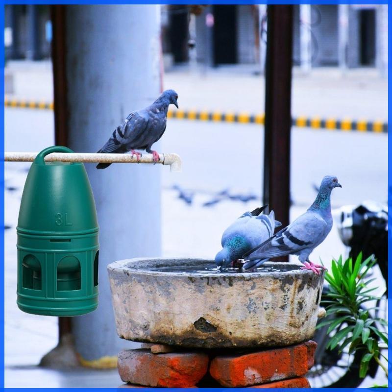Con เครื่องมือรดน้ําอัตโนมัติสําหรับ Parakeets ป่า Doves Ducks รดน้ําใช้ความจุ 3 5L