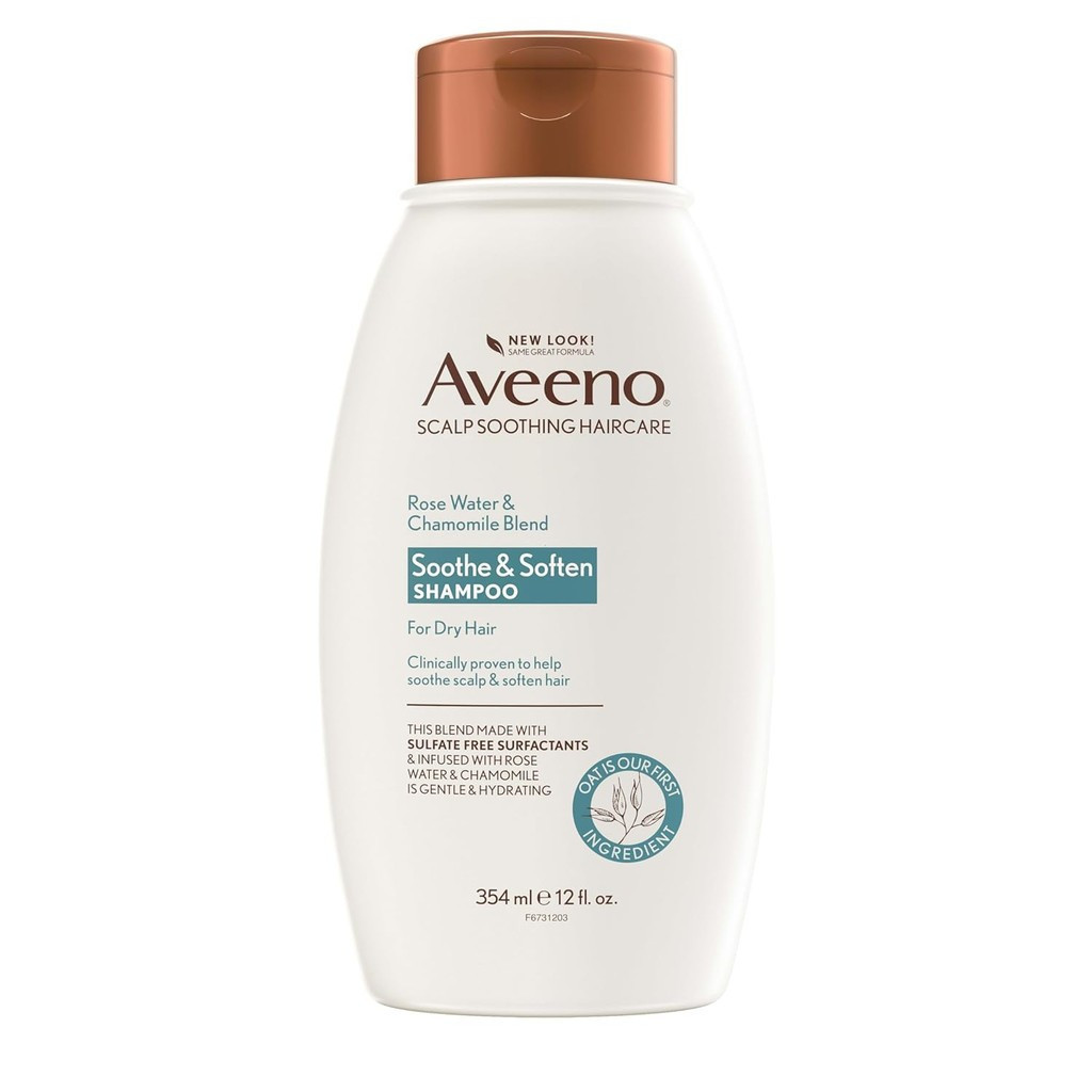 AVEENO Aveeno Soothing Scalp Rose Water Chamomile Mixed Shampoo Fresh 12oz